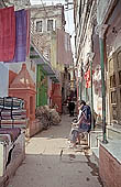 Varanasi - the old city is a cramped labyrinth crowded by pilgrims and street sellers
